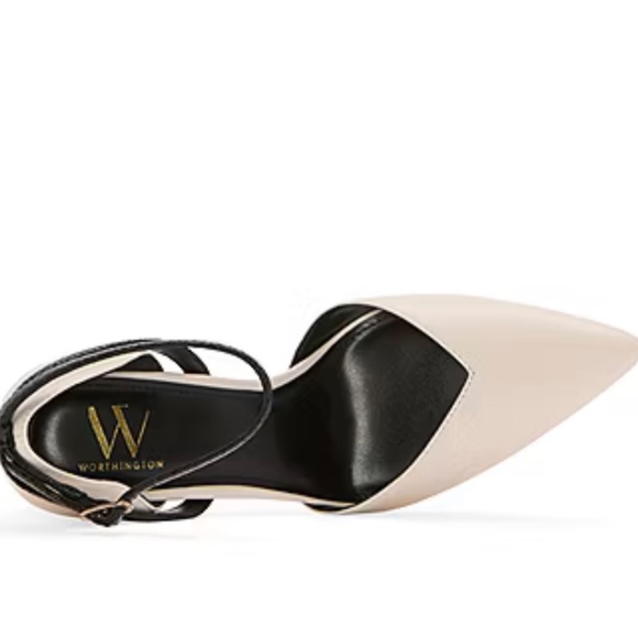 ✨ Worthington Lambert Women’s Pointed Closed Toe Flared Heel Pumps ✨ Size 6.5 - Picture 4 of 11